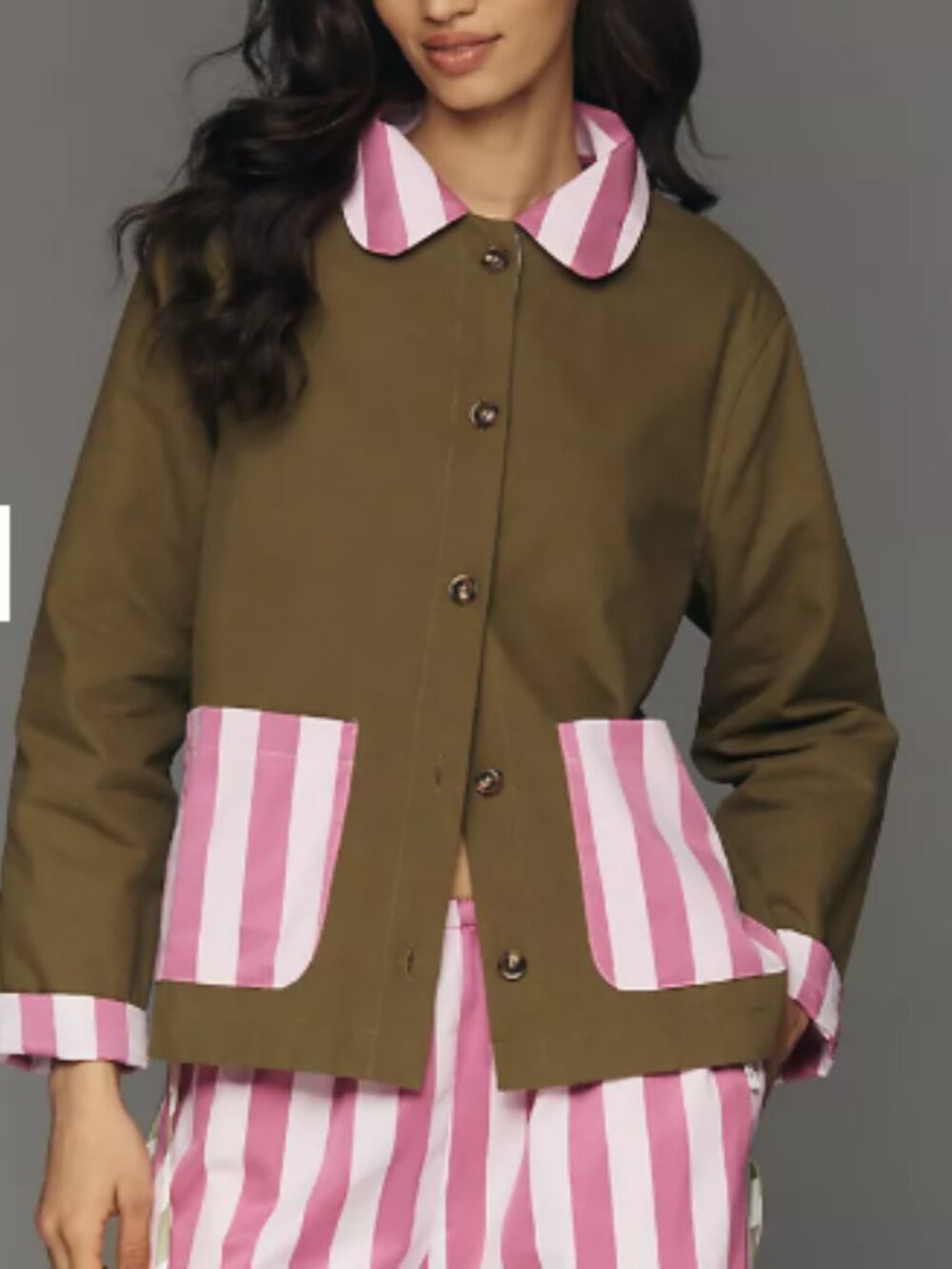 Lisa Says Gah - Dalston Jacket Dalston Jacket - Stripe - Picture 2 of 7